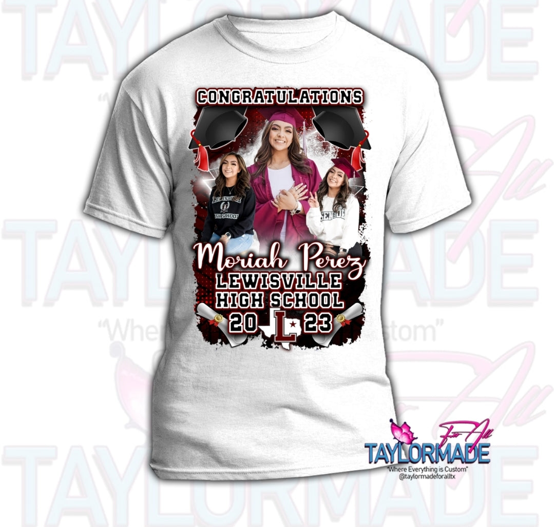 Graduation Centerprint Shirt