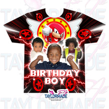 Load image into Gallery viewer, Sonic 3D Birthday All Over Print Shirt
