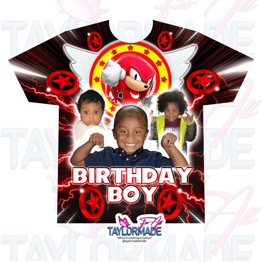 Sonic 3D Birthday All Over Print Shirt